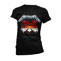 Metallica koszulka, Master of Puppets Tracszt BP Black, damskie