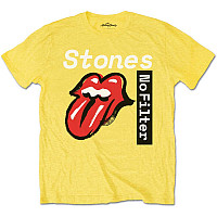 Rolling Stones koszulka, No Filter Text Yellow, męskie