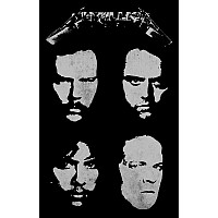 Metallica teszttylny banner 70cm x 106cm, Black Album
