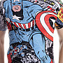 Captain America koszulka, Comic Allover, męskie