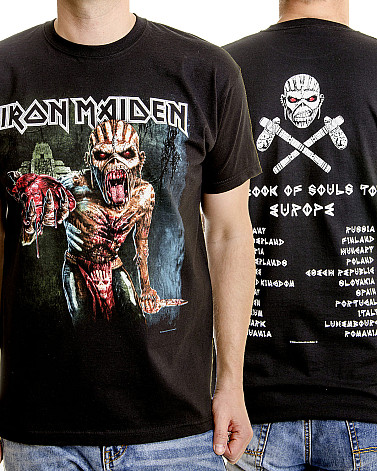 Iron Maiden koszulka, BOS European Tour 2016, męskie