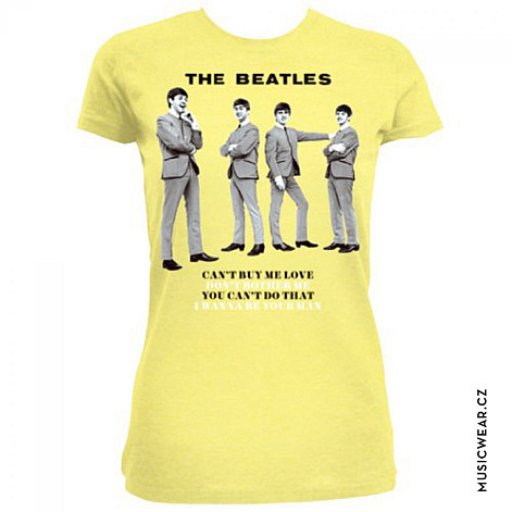 The Beatles koszulka, You Can't Do That Yellow, damskie