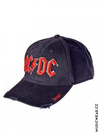 AC/DC czapka z daszkiem, Red On White Logo