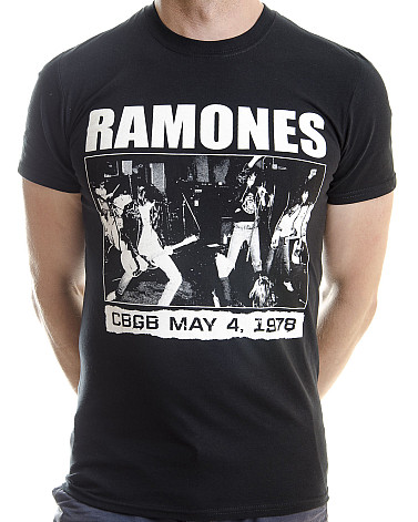 Ramones koszulka, CBGBS 1978, męskie