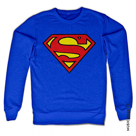 Superman bluza, Shield Sweatshirt Blue, męska