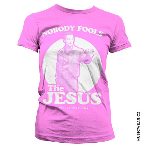 Big Lebowski koszulka, Nobody Fools The Jesus Girly, damskie