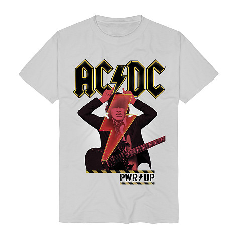 AC/DC koszulka, PWRUP Angus Devil Grey, męskie