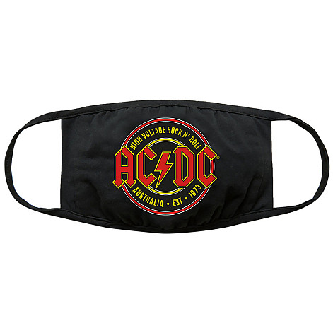 AC/DC bavlněná maska na ústa, Est. 1973