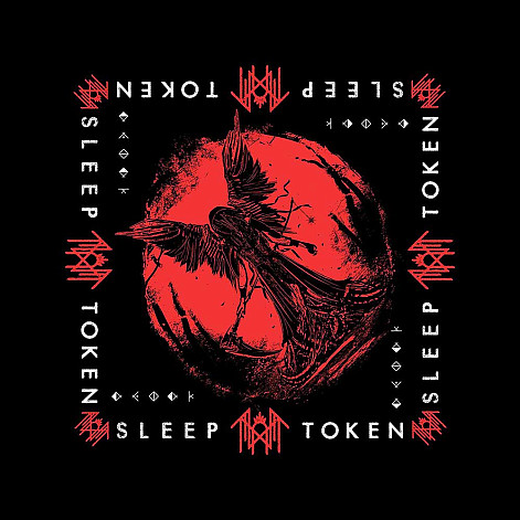 Sleep Token chustka 55 x 55cm, Take Me Back To Eden Black