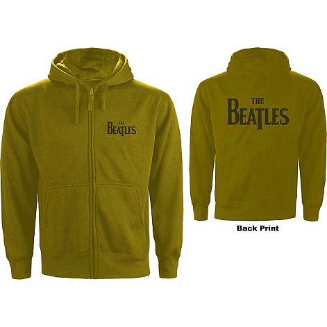 The Beatles bluza, Drop T Logo With Back Print Green, męska