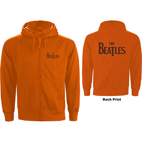 The Beatles bluza, Drop T Logo With Back Print Orange, męska