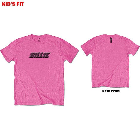 Billie Eilish koszulka, Racer Logo & Blohsh BP Pink, dziecięcy