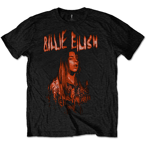 Billie Eilish koszulka, Spooky Logo Black, męskie