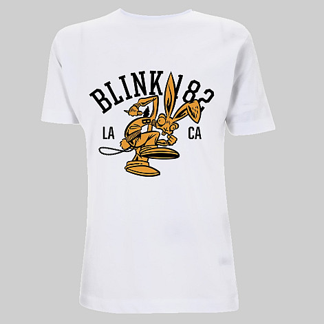 Blink 182 koszulka, College Mascot White, męskie