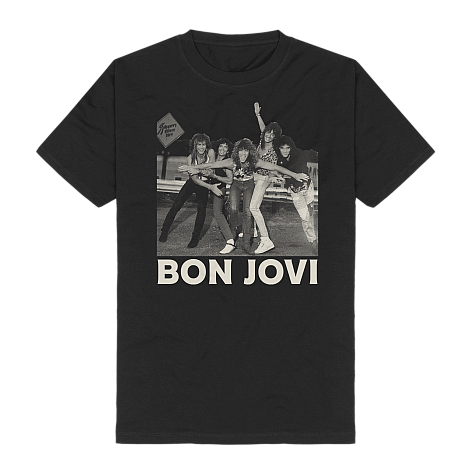 Bon Jovi koszulka, Photo Black, męskie