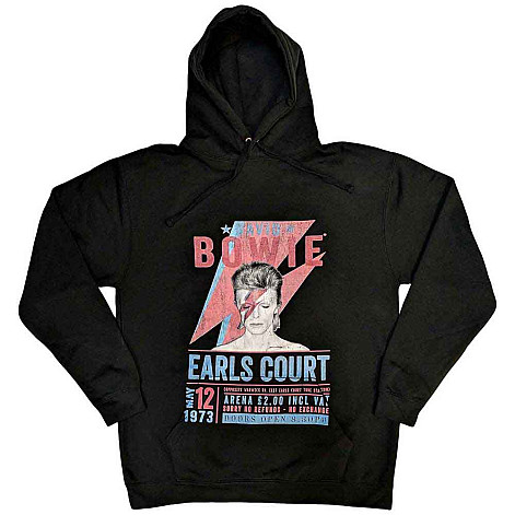 David Bowie bluza, Earls Court '73 Black, męska