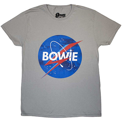 David Bowie koszulka, Starman Logo Grey, męskie