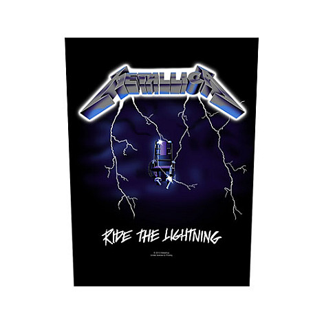 Metallica naszywka na plecy 30x27x36 cm, Ride The Lightning