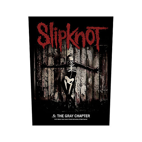 Slipknot naszywka na plecy 30x27x36 cm, .5: The Gray Chapter