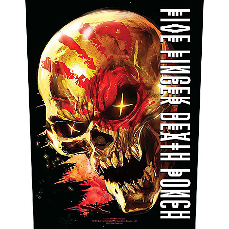 Five Finger Death Punch naszywka na plecy 30x27x36 cm, And Justice for None