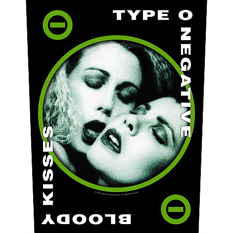 Type O Negative naszywka na plecy 30x27x36 cm, Bloody Kisses