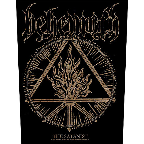 Behemoth naszywka na plecy CO+PES 30x27x36 cm, The Satanist