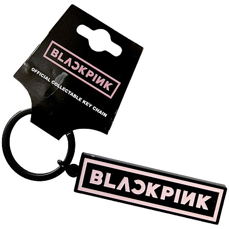 BlackPink kovová brelok 60 x 16mm, Logo