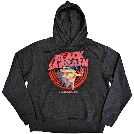 Black Sabbath bluza, Paranoid Charcoal Grey, męska