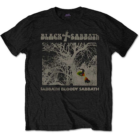 Black Sabbath koszulka, Sabbath Bloody Sabbath Vintage Black, męskie