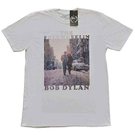 Bob Dylan koszulka, The Freewheelin' White, męskie