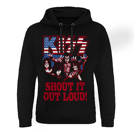 KISS bluza, Shout It Out Loud Epic Black, męska