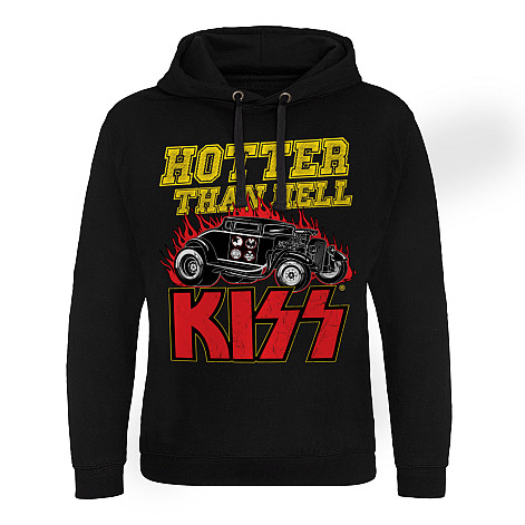 KISS bluza, Hotter Than Hell Epic Hoodie Black, męska