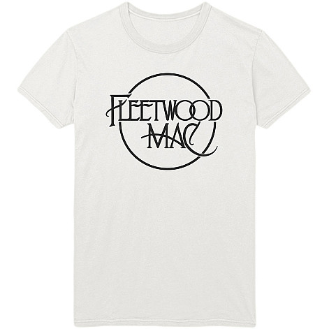 Fleetwood Mac koszulka, Classic Logo White, męskie