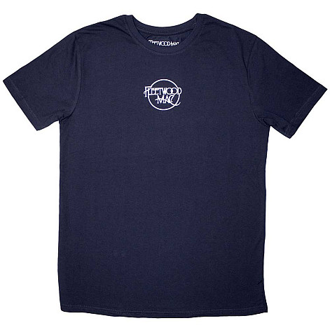 Fleetwood Mac koszulka, Mini Classic Logo Navy Blue, męskie