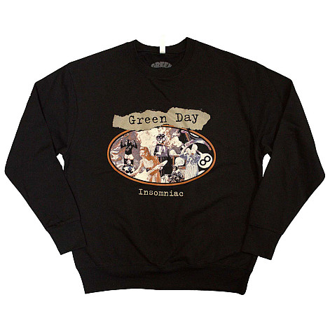 Green Day bluza, Sweatshirt Insomniac Black, męska