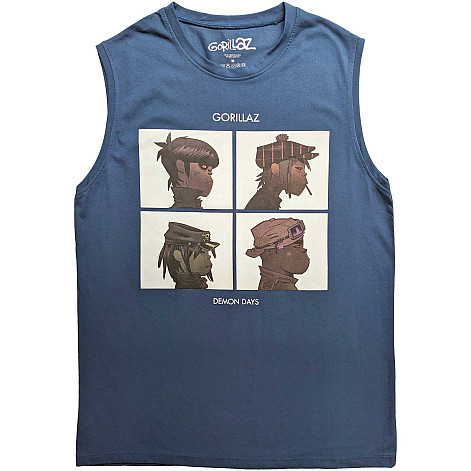 Gorillaz podkoszulek, Demon Days Denim Blue, męskie