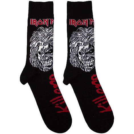 Iron Maiden ponožky, Killers Black, unisex - velikost 7 až 11 (40 až 45)