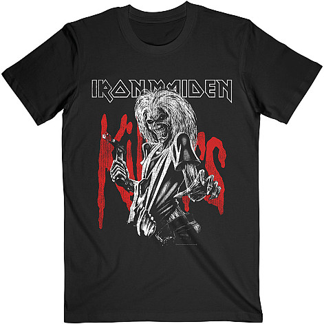 Iron Maiden koszulka, Killers Eddie Large Graphic Distress Black, męskie