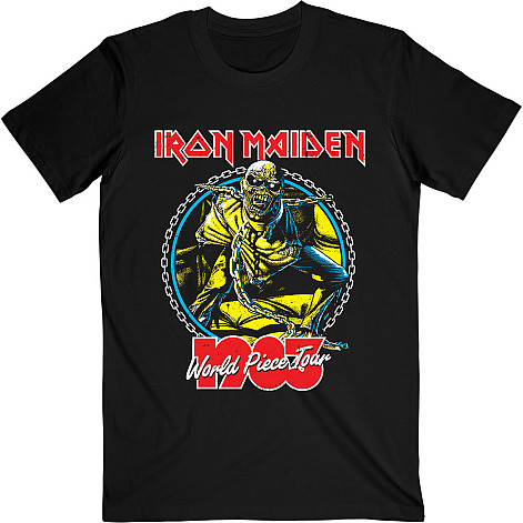 Iron Maiden koszulka, World Piece Tour '83 V.2. Black, męskie