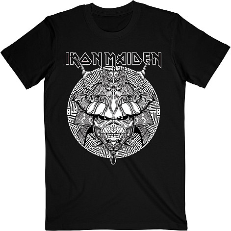 Iron Maiden koszulka, Senjutsu Samurai Graphic White Black, męskie