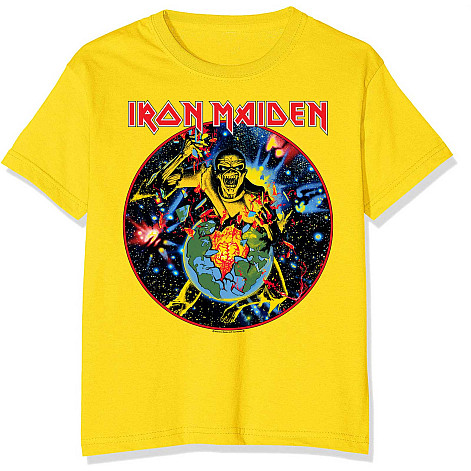 Iron Maiden koszulka, World Piece Tour Circle Yellow, męskie