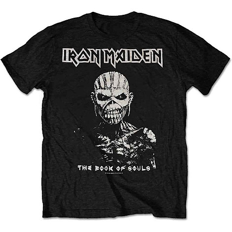 Iron Maiden koszulka, The Book of Souls White Contrast Black, męskie