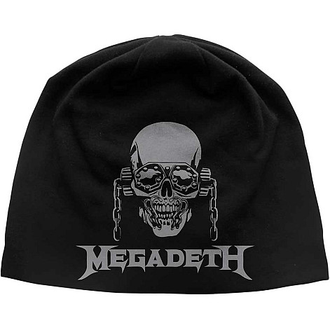 Megadeth zimowa czapka zimowa CO, Vic / Logo JD Print Black, unisex