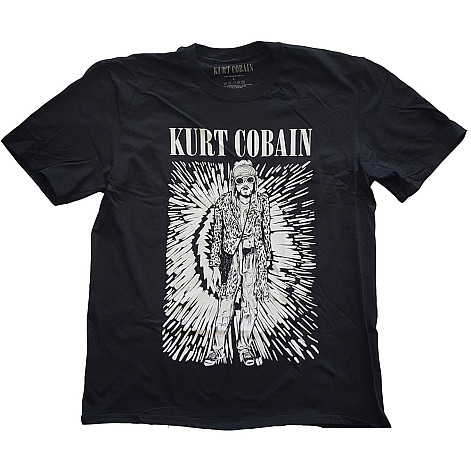 Nirvana koszulka, Kurt Cobain Brilliance Black, męskie