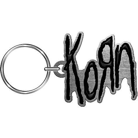 Korn kovová brelok 45x45 mm, Logo Relief