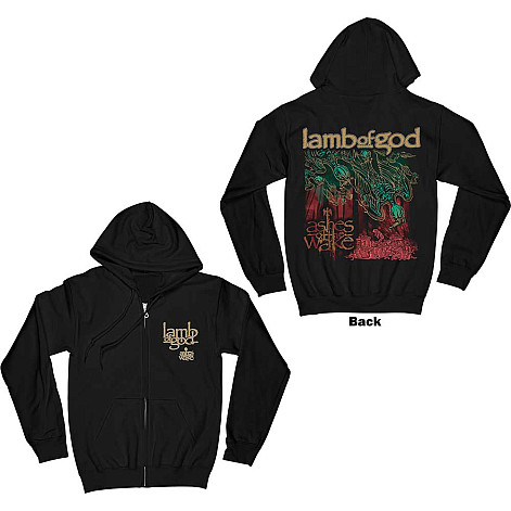 Lamb Of God bluza, Ashes of the Wake Album Cover Zipped BP Black, męska