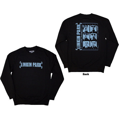 Linkin Park bluza, Sweatshirt Meteora Portraits BP Black, męska