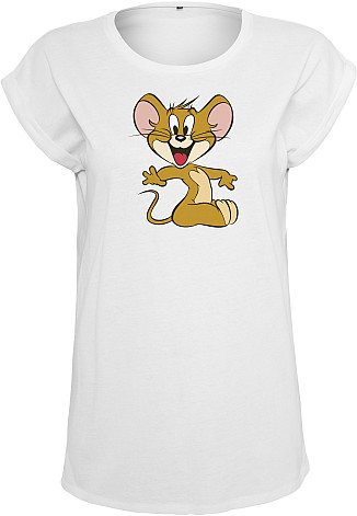 Tom & Jerry koszulka, Mouse Girly White, damskie