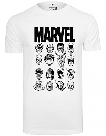 Marvel Comics koszulka, Marvel Crew White, męskie