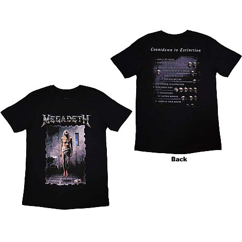 Megadeth koszulka, Countdown BP Black, męskie